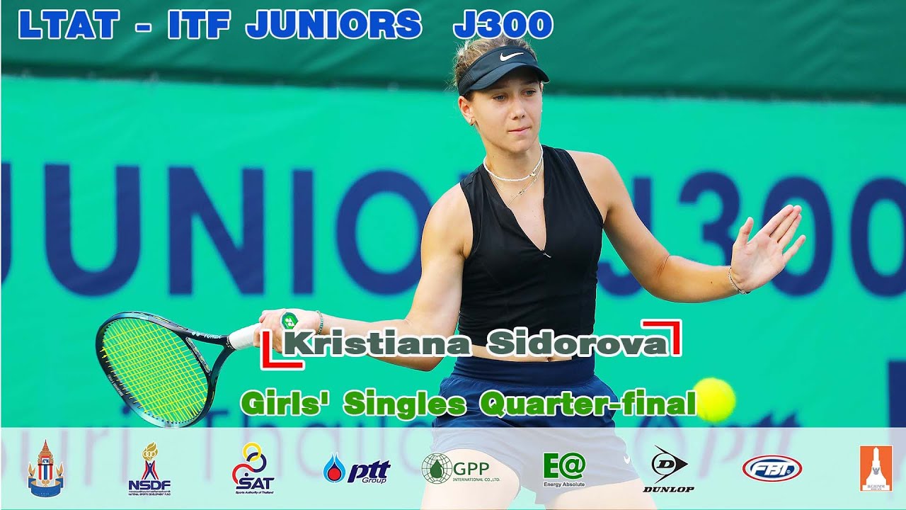 LTAT - ITF JUNIORS J300 Girls' Singles Quarter final - Kristiana Sidorova Vs Mika Buchnik
