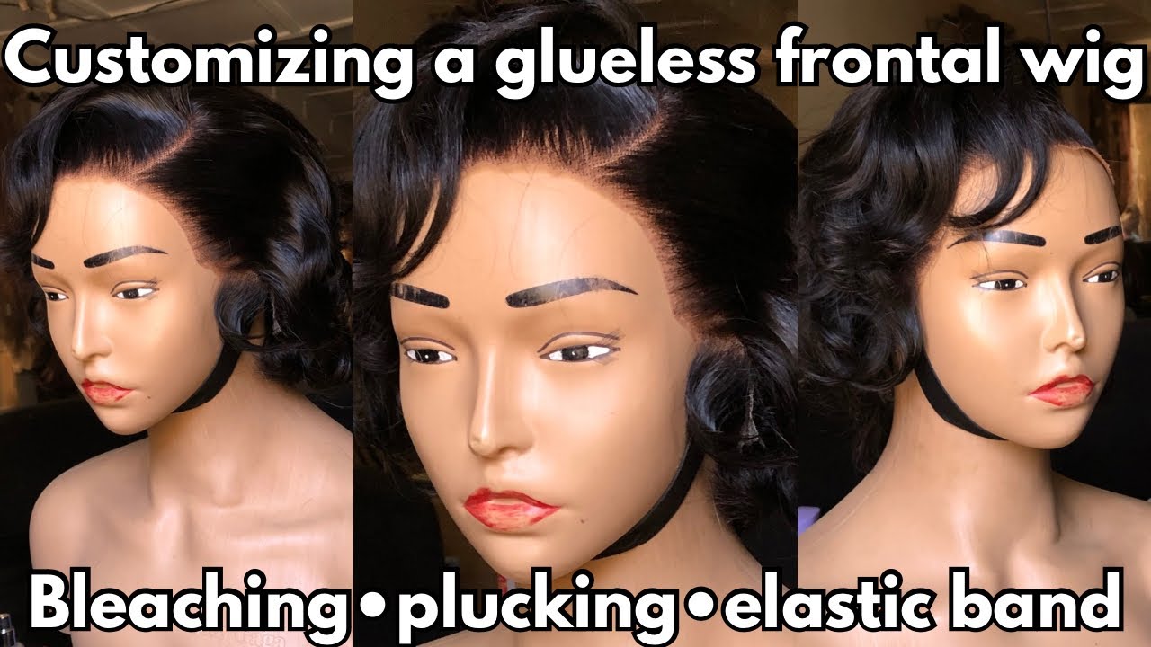 TUTORIAL: HOW TO CUSTOMIZE A FRONTAL WIG TO A GLUELESS FRONTAL THE ELASTIC BAND METHOD #youtube