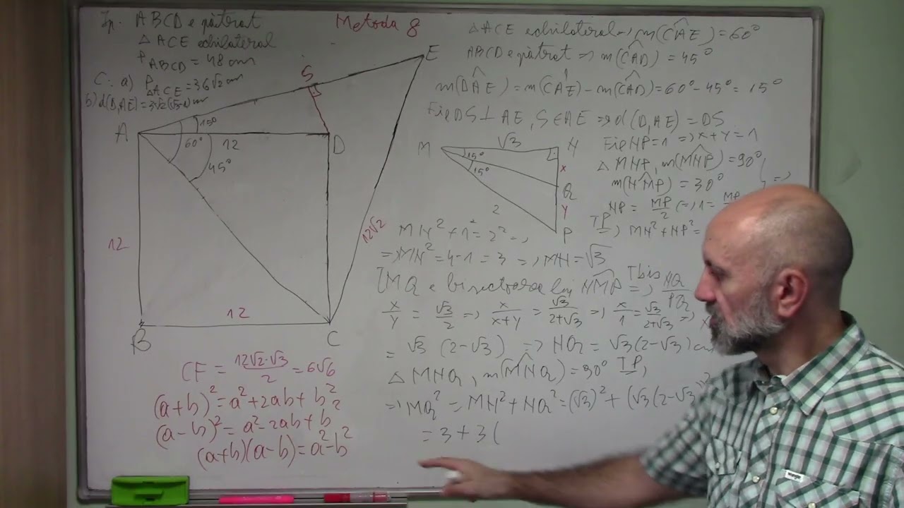 Evaluare Nationala 2025 matematica problema 4 metoda8