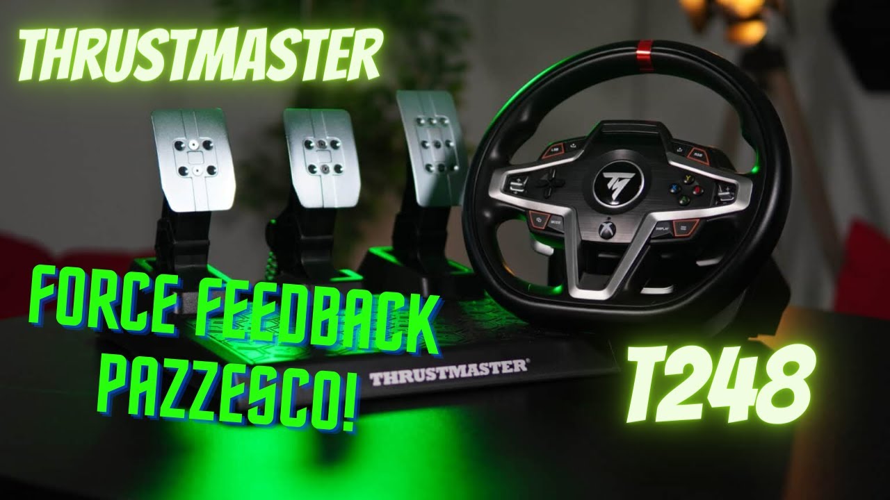 THRUSTMASTER T248: UNBOXING, TEST E REVIEW DEL MIO NUOVO VOLANTE! - 4K ITA