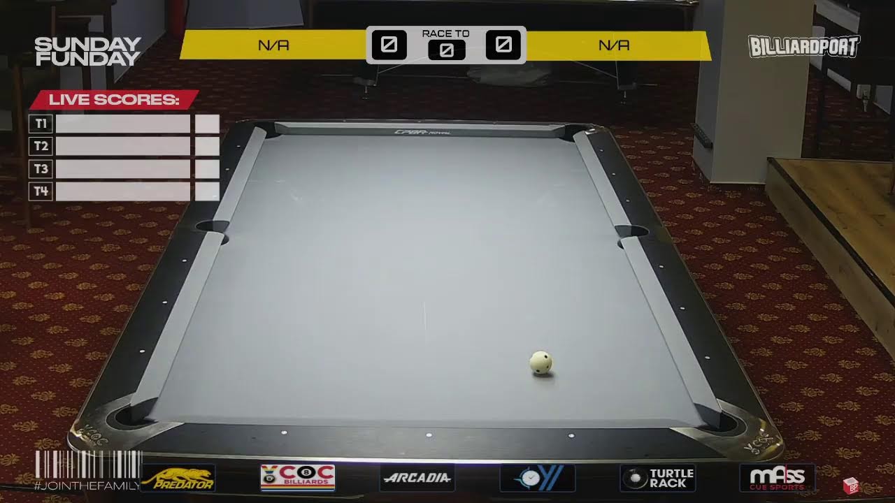 BilliardPort Challenge Match:Ferdi-Sami vs Saki-Mustafa (9 Ball,RaceTo:10,Winner Break)