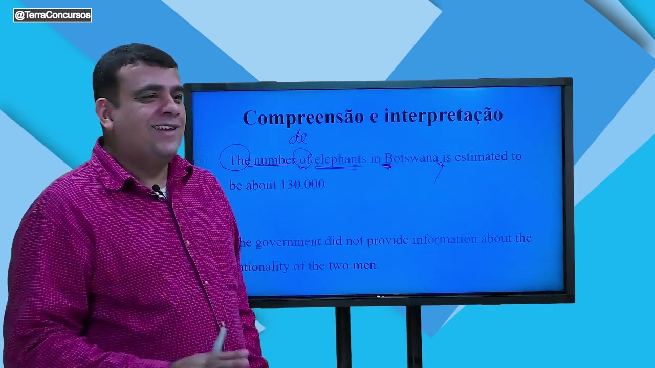 AULA 01 DE INGLÊS (PARTE 1) | OGMO - PROF. MÁRCIO (TERRA CONCURSOS)