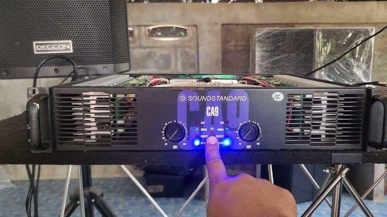 เพาเวอร์แอมป์ Soundstandard CA9 แท้ บูเช่เสียงดี แรงๆ