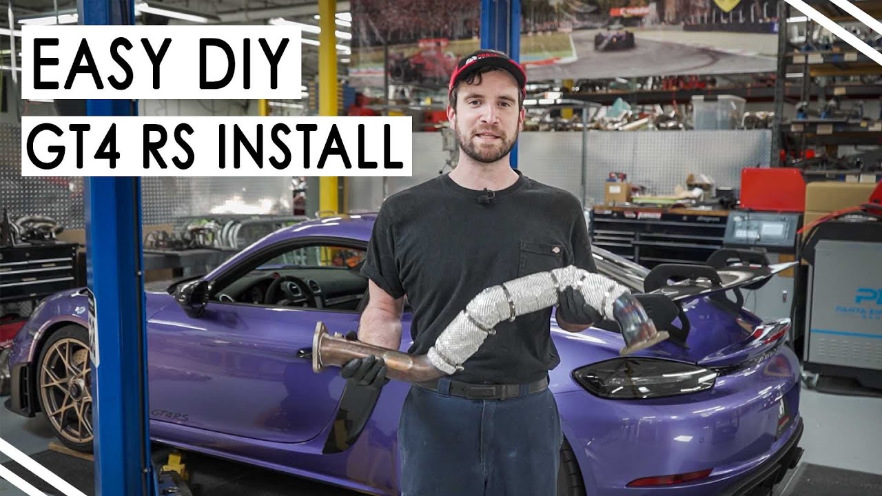 Porsche GT4 RS / Spyder | Трубы Fabspeed Over Axle Link Pipes | Как установить