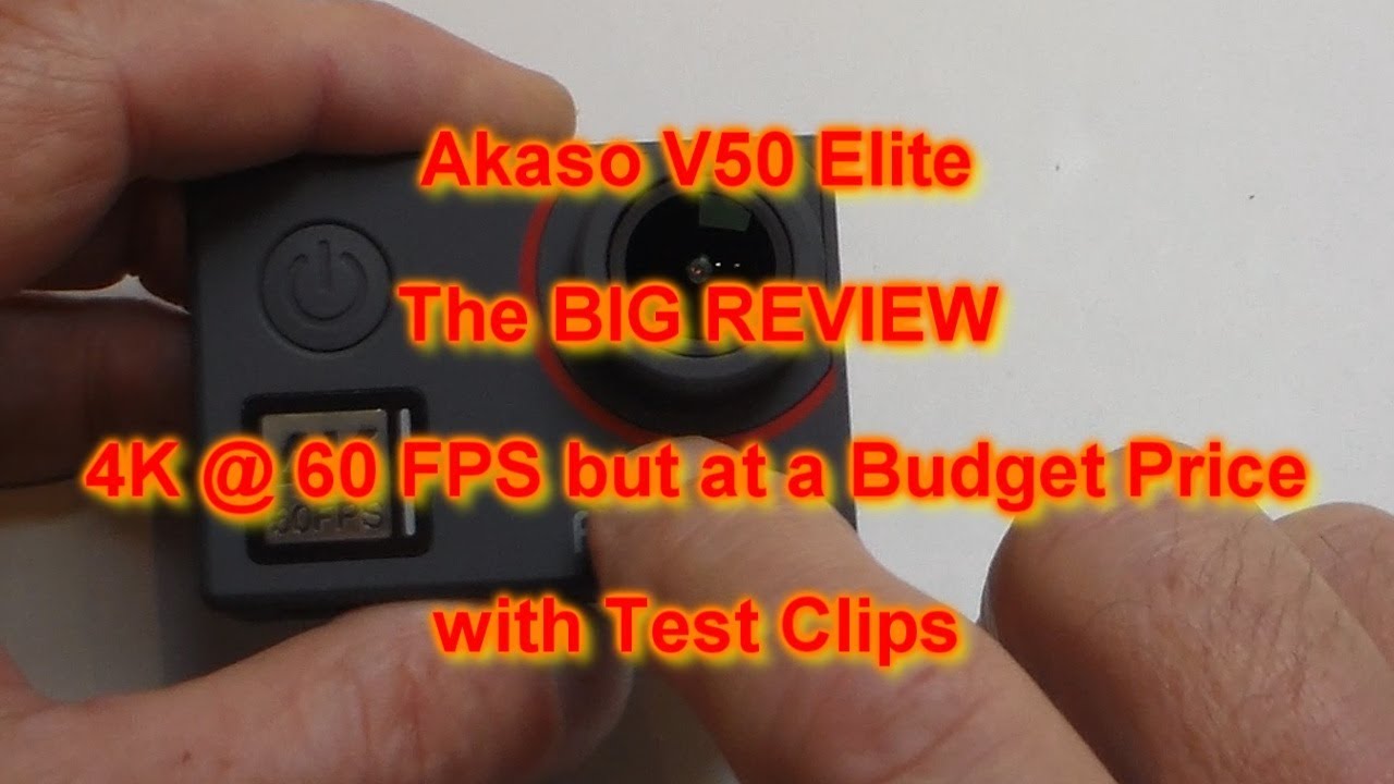 Akaso v50 Elite - 4K 60 fps  The BIG Review  A Real Budget GoPro  Contender