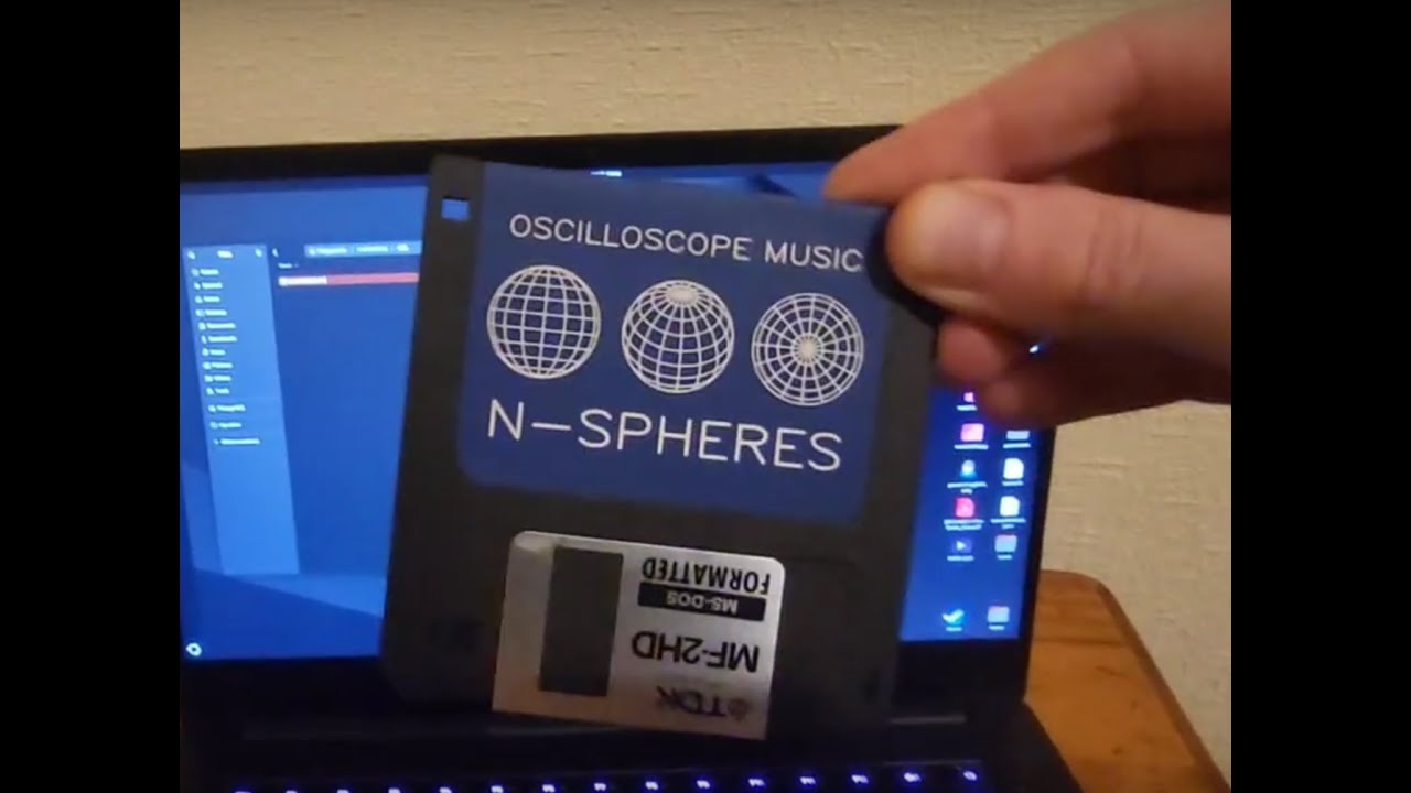 Jerobeam Fenderson's N-SPHERES on floppy disk
