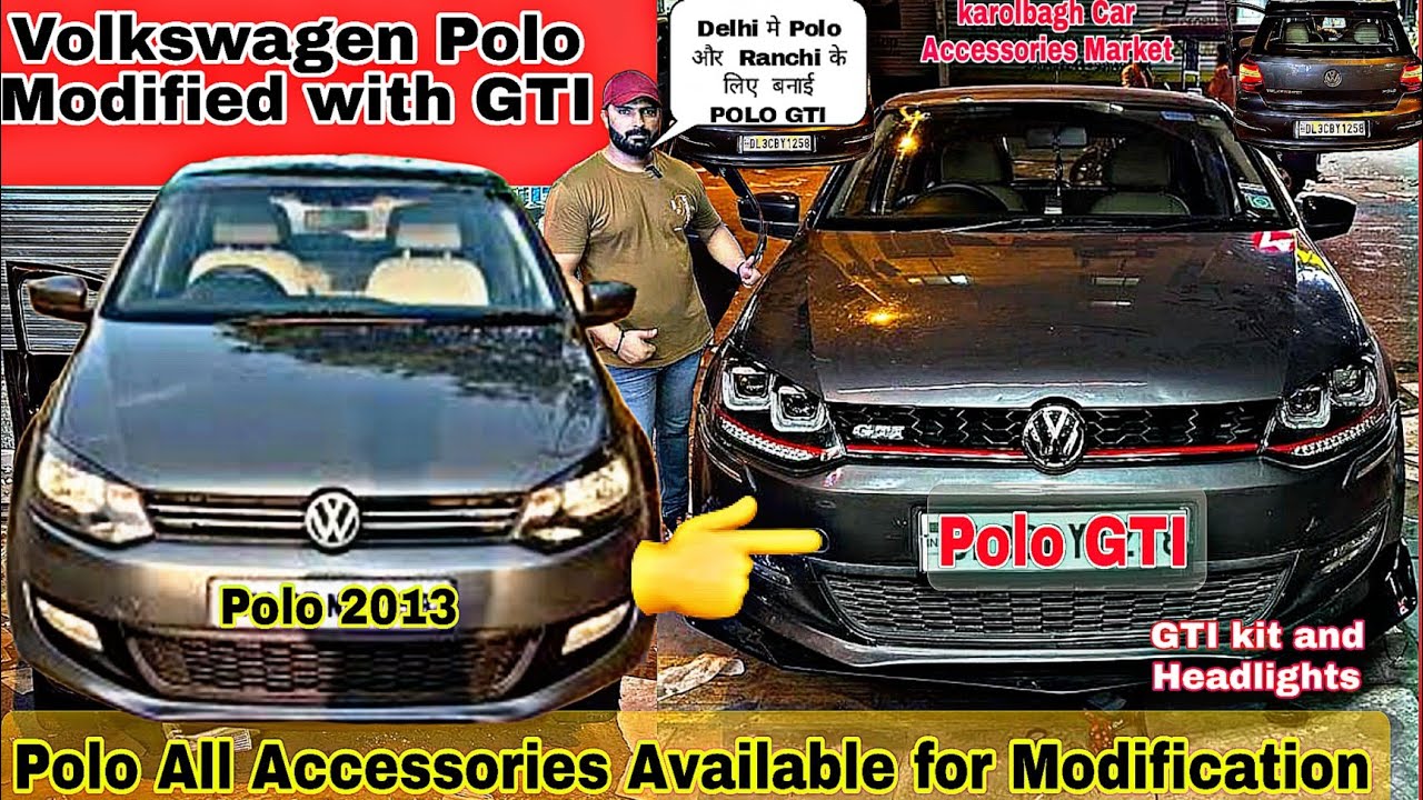 Polo Modifications|Polo Modified with GTI redline kit|Modified Polo|Polo Modified|Polo  accessories