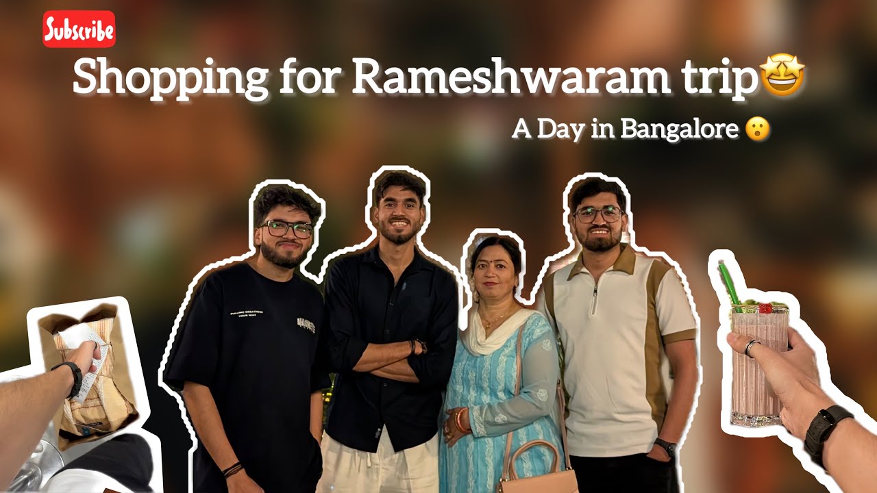 A Day in My Life in Bengaluru | Family Shopping & Dinner