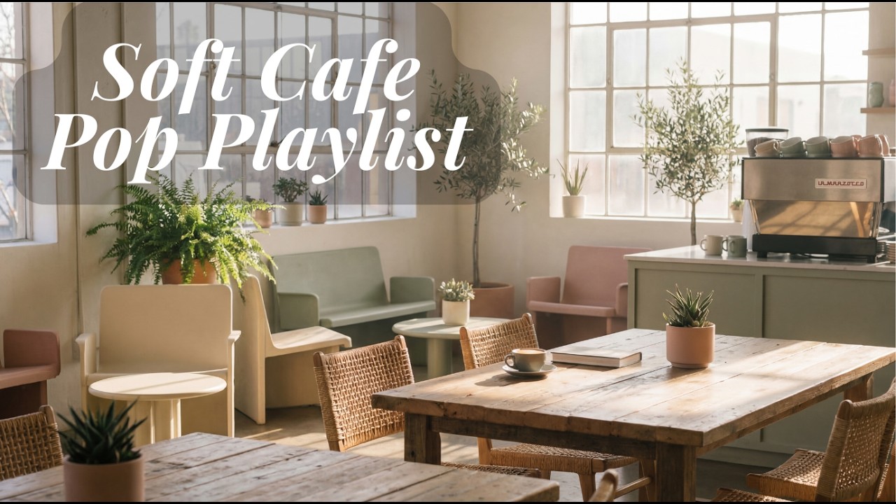 Soft Cafe Pop ☕ Bright Cafe Music for Work, Study & Relax (1 Hour Playlist)