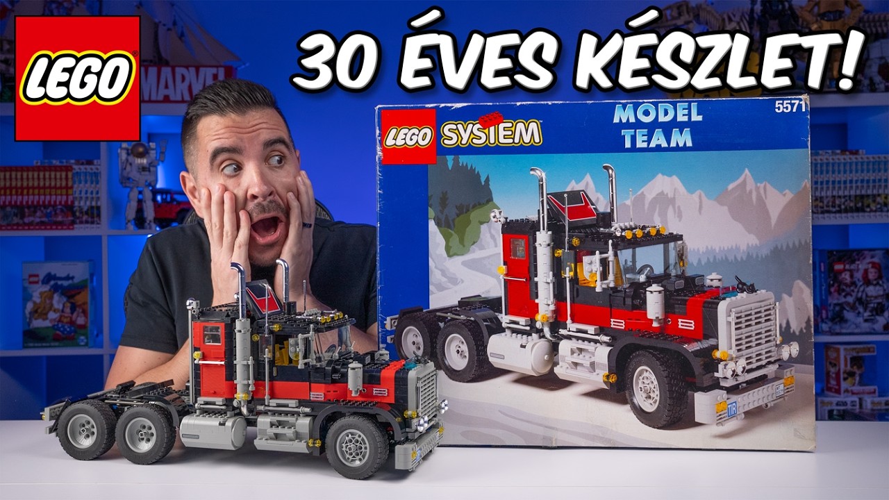 ilyen volt a MODEL TEAM! || LEGO 5571 Black Cat Kamion szett