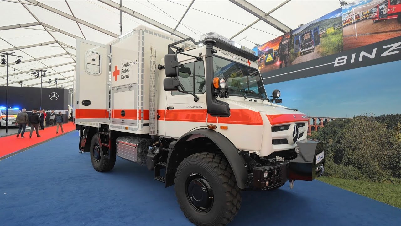 ❤️‍🔥 RETTUNGSWAGEN RTW UNIMOG 2024 für EXTREME BEDINGUNGEN Hochwasser Schlamm Rettmobil Binz DRK