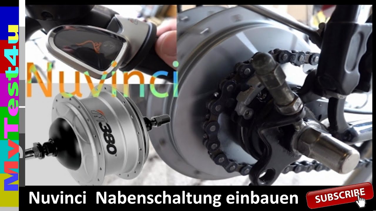 Einbau NuVinci 380  heute Enviolo ( Fahrrad Umbau zum Pedelec )