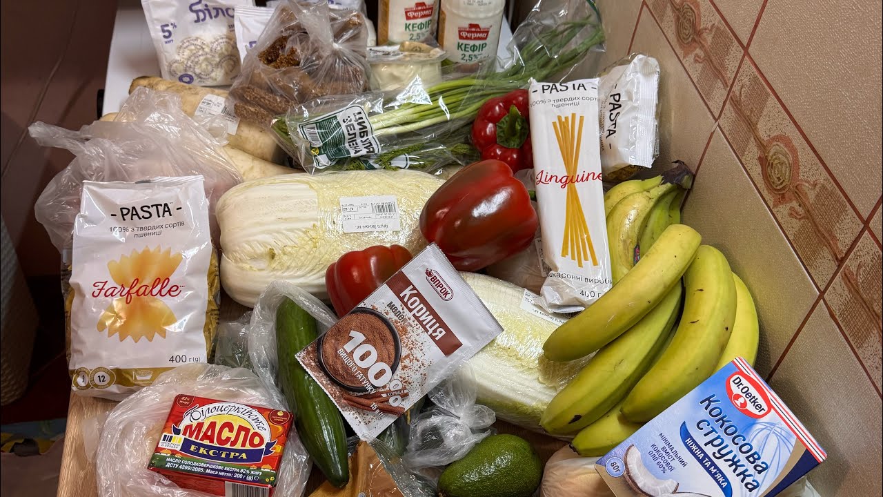 Закупка продуктов в марафон стройности. Покупки на 10 дней для себя и семьи.