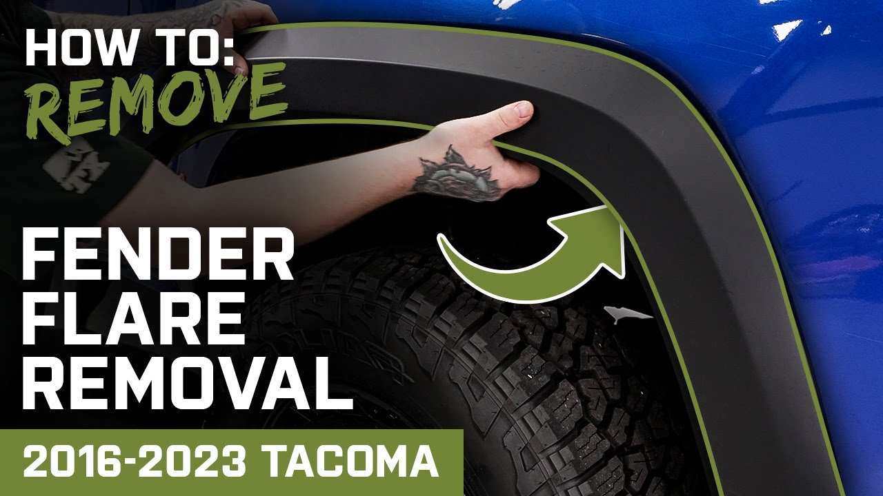 How to Remove Stock Fender Flares | 2016-2023 Tacoma