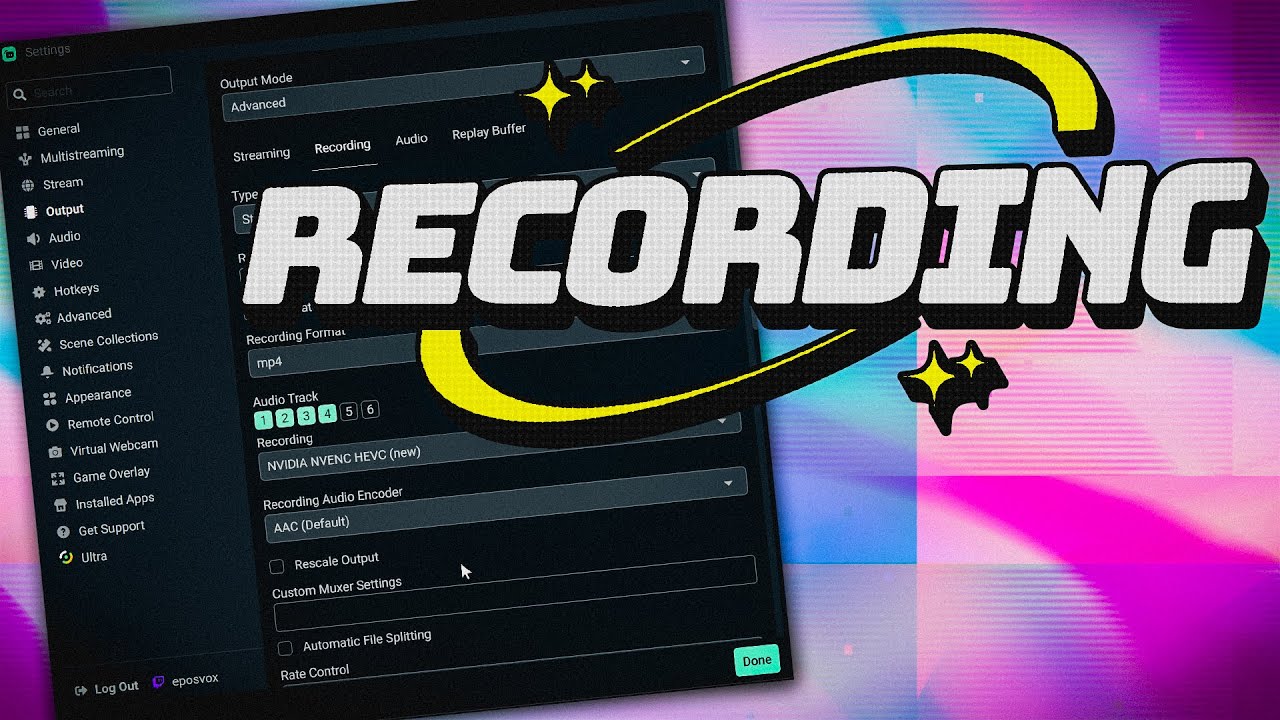 Streamlabs Desktop Guide to BEST RECORDING SETTINGS & SOURCE RECORDING