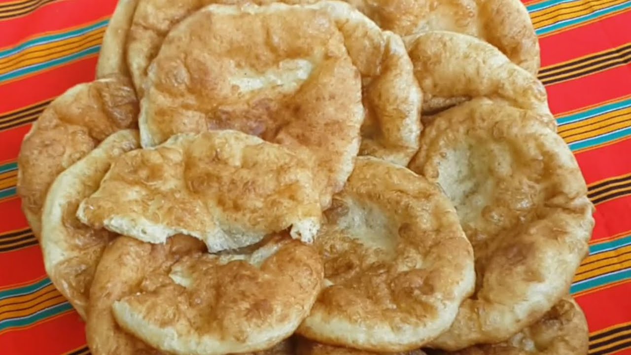 Beignets Kabyle ou lekhfaf  facile    البينيي اوالسفنج الجزائري او لخفاف طريقة سهلة