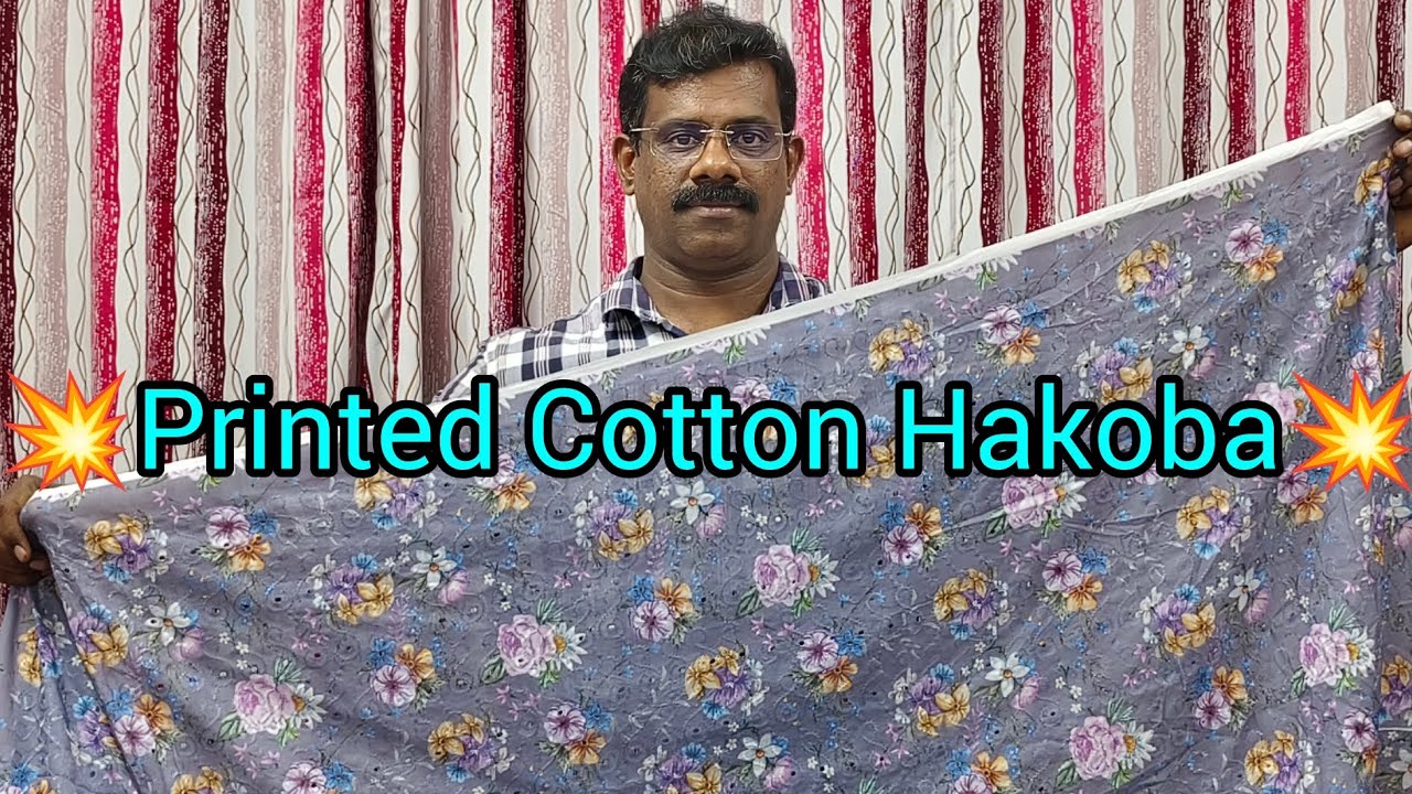 💥Printed Cotton Hakoba💥