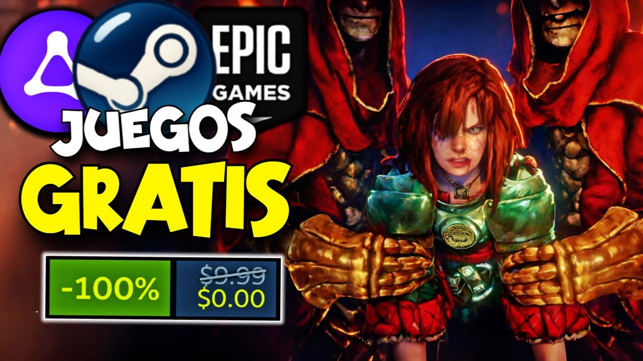 9 JUEGOS GRATIS DE STEAM + EPIC GAMES + AMAZON LUNA y MÁS