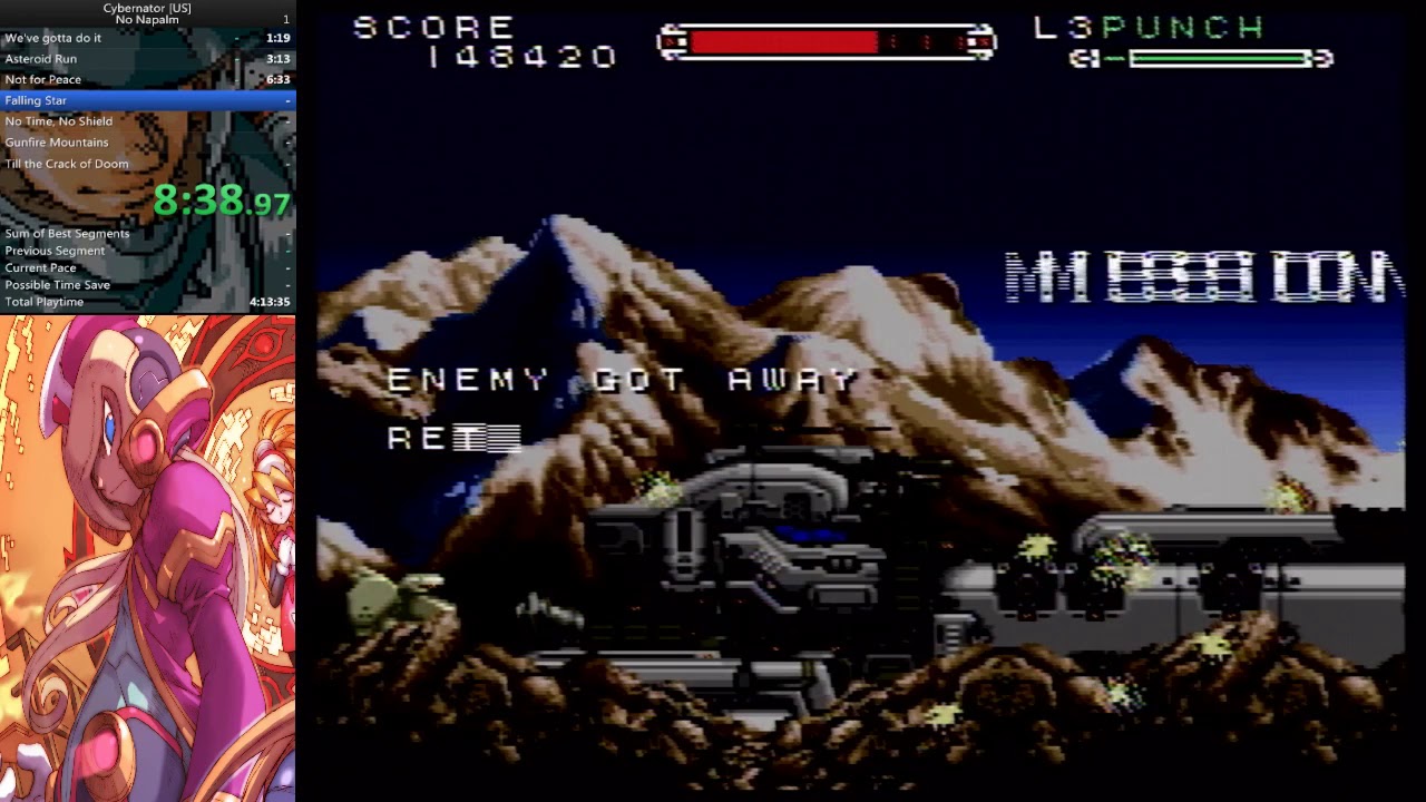 Cybernator US WR 18:40 / 18:45 [No Napalm]
