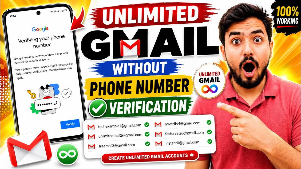 How to create 100+ gmail accounts | Verifying your phone number problem solution |Working trick 2026