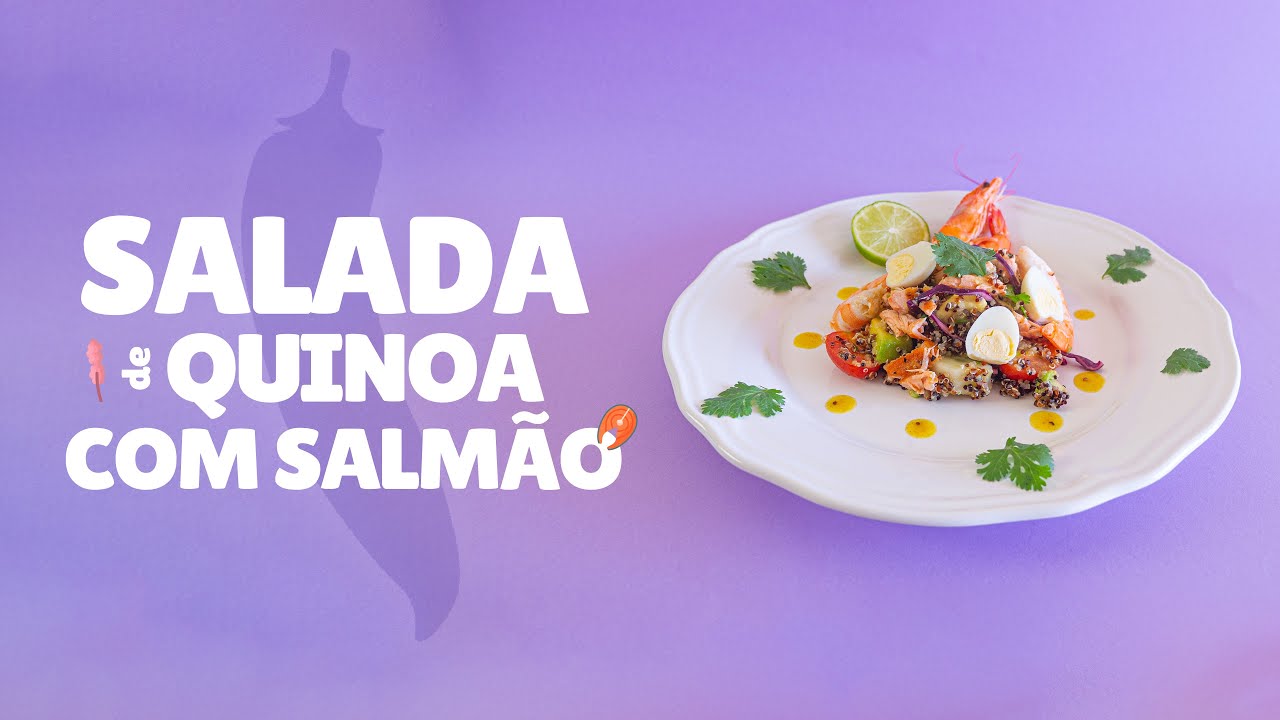 Salada de Quinoa com Salmão