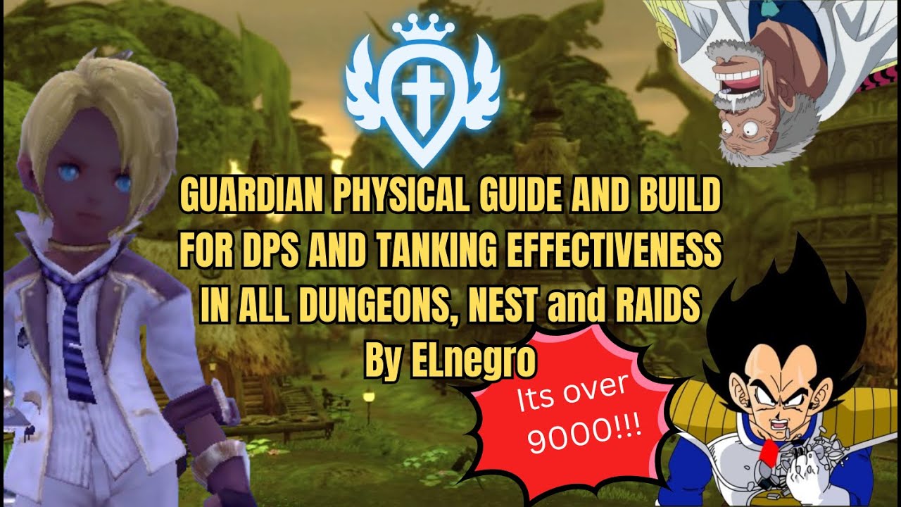 DN CLASSIC - THE BEST GUARDIAN BUILD AND GUIDE FOR 50 CAP EVEN VEGATA SHOCK ITS OVER 9000!!! P.ATK