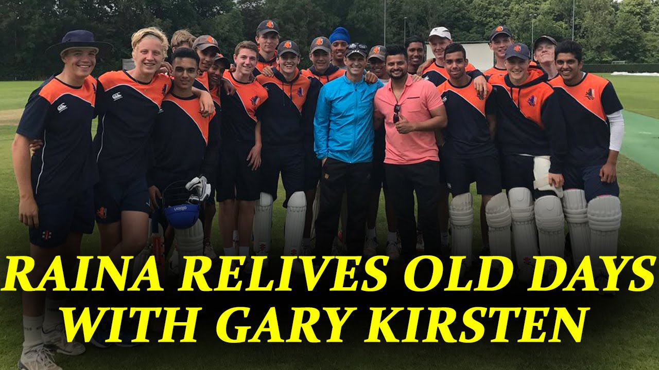 Suresh Raina meets Gary Kirsten in Netherlands , relives old days | Oneindia News