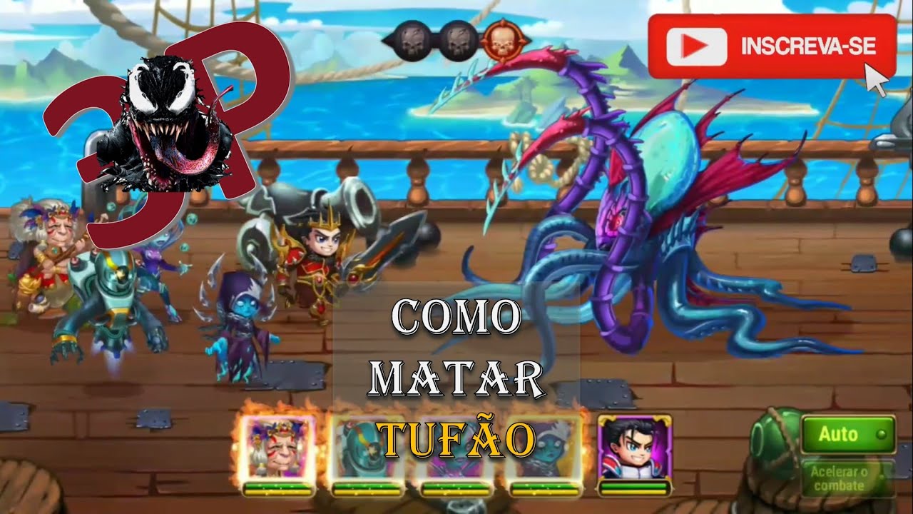 Hero Wars - Killing The Kraken.  You can? - Matando O Kraken, Você Consegue?
