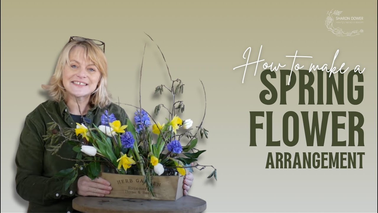 How to Create a Spring Flower Arrangement with Tulips & Daffodils💐Easy Step-by-step   Beginner Guide