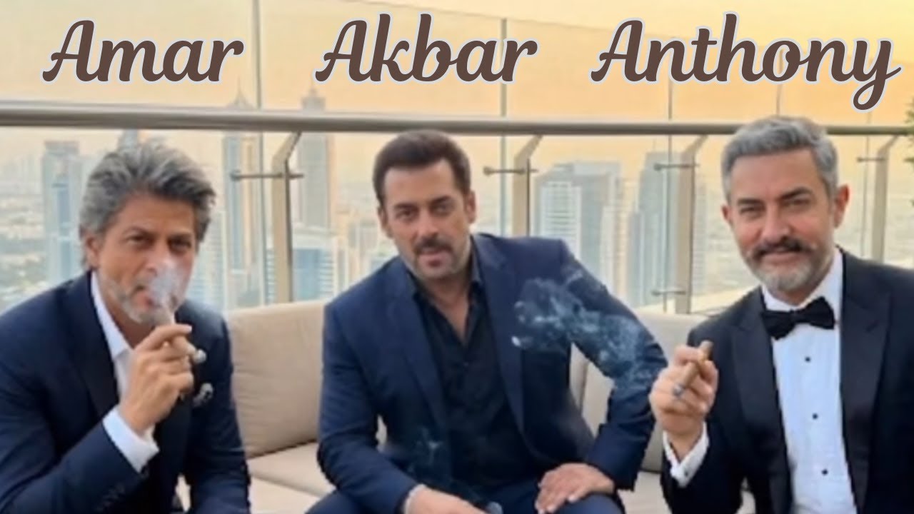 Amar Akbar Anthony | Shah Rukh Khan, Salman Khan & Aamir Khan | Epic Bollywood Song