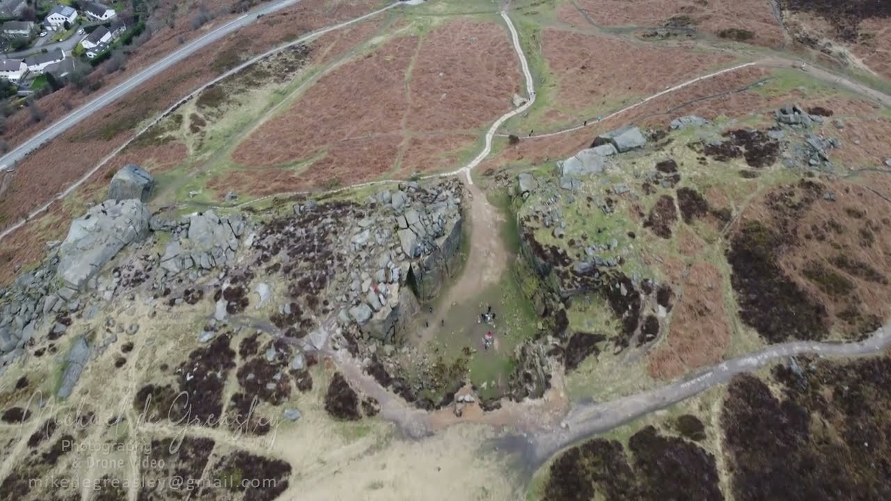 Un-cut Drone Flight around Ilkley Moor Part_2