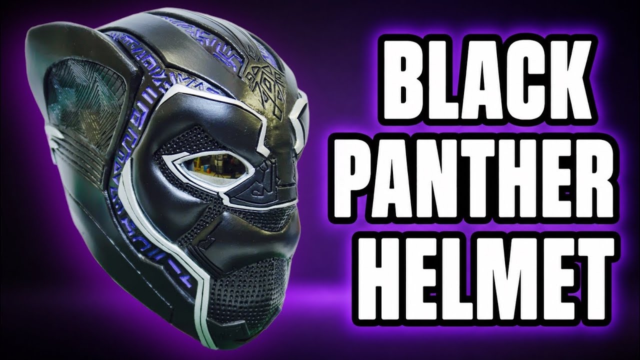 How to make Black Panther's helmet out of EVA foam!