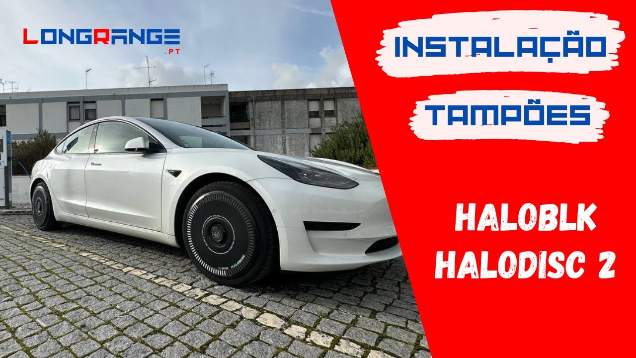 INSTALAÇÃO de TAMPÕES no Tesla Model 3 2021 - HALOBLK HALODISC 2