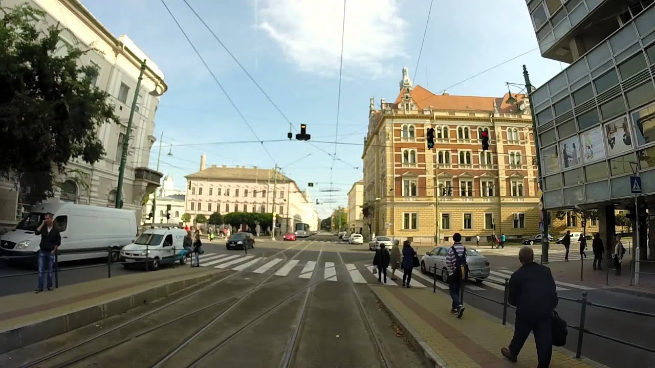 Szeged, tram line 1: Szeged Plaza - Szeged pályaudvar