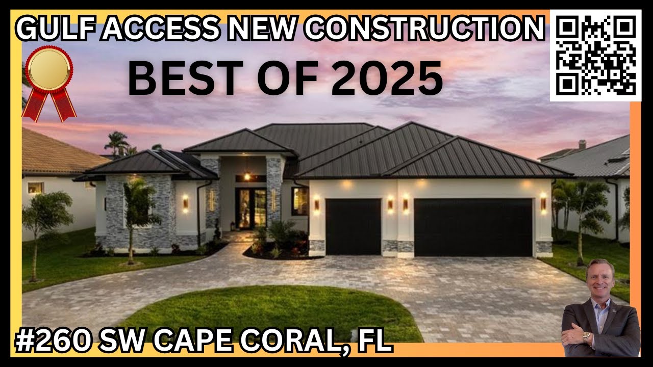 BEST OF 2025, NEW CONSTRUCTION 5/5, GULF ACCESS #260 | SW CAPE CORAL, FL