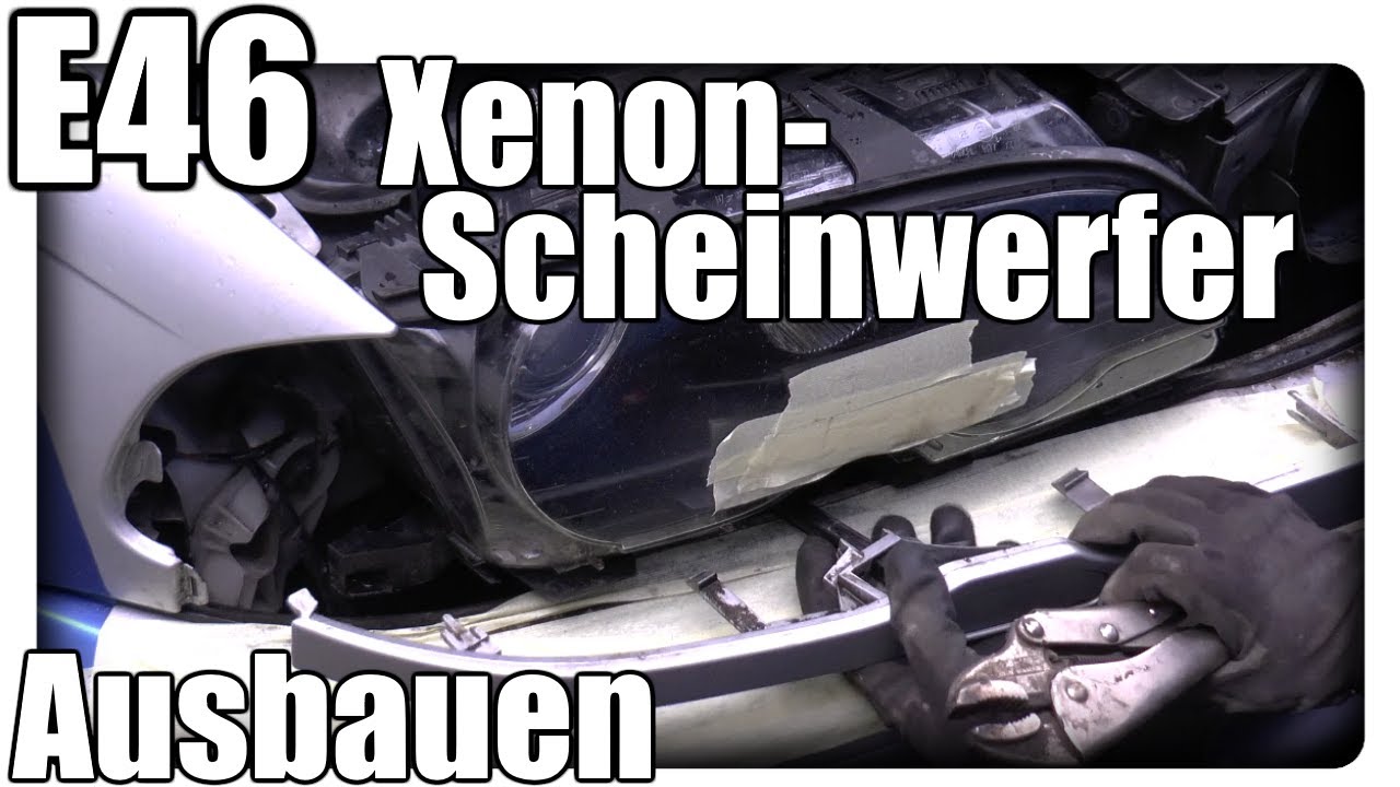 E46 Xenon Scheinwerfer ausbauen / Blinker ausbauen / Waschdüse ausbauen Tutorial