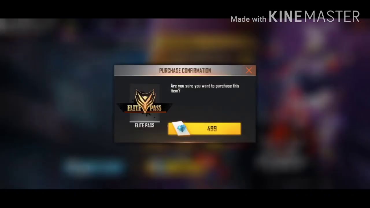 Free fire September Elite pass in discount event 2020 made in kinemaster