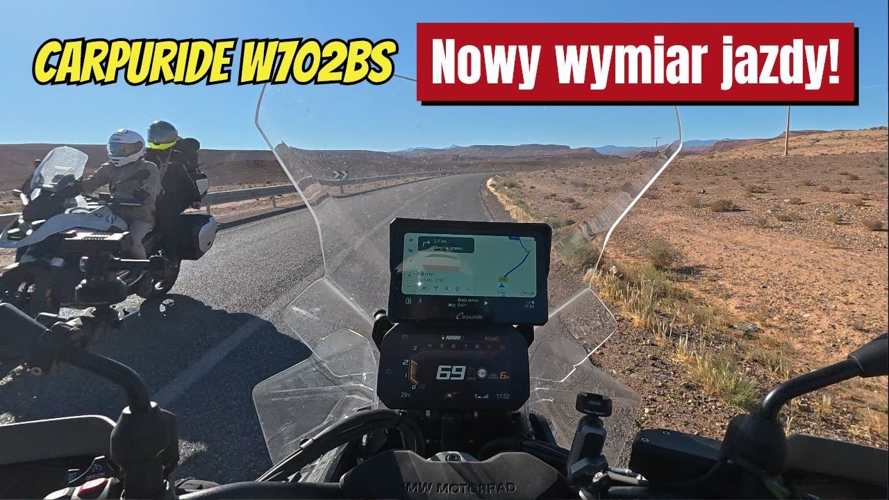 🏍️ Carpuride W702BS &ndash; Bezprzewodowy Apple CarPlay i Android Auto&hellip; na motocyklu BMW!