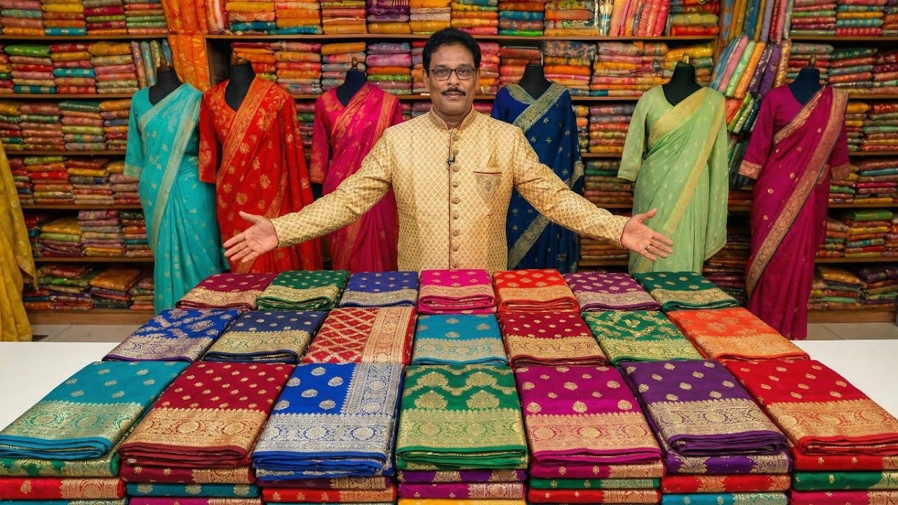 Adi Mata Manamohini Bastralay | Santipur Saree Market | Santipur Saree Wholesale Market | Santipur