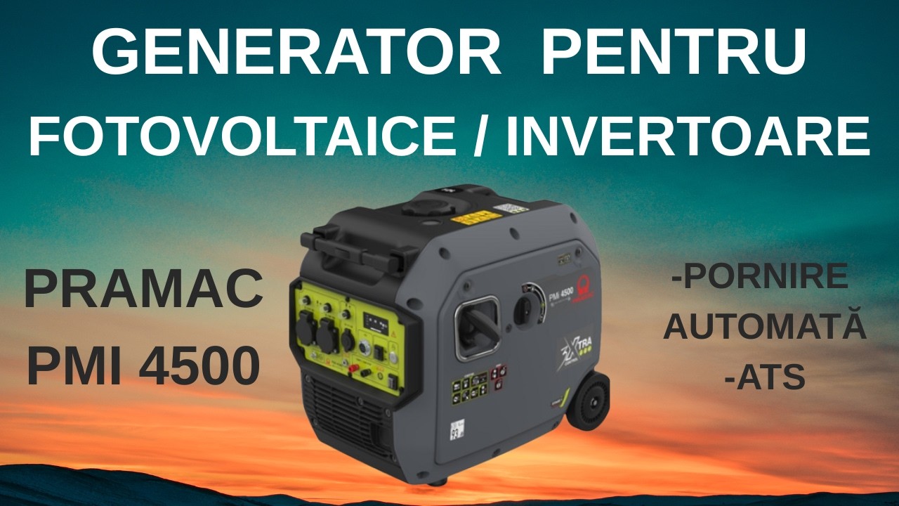 Generator inverter pentru fotovoltaice Pramac PMI4500