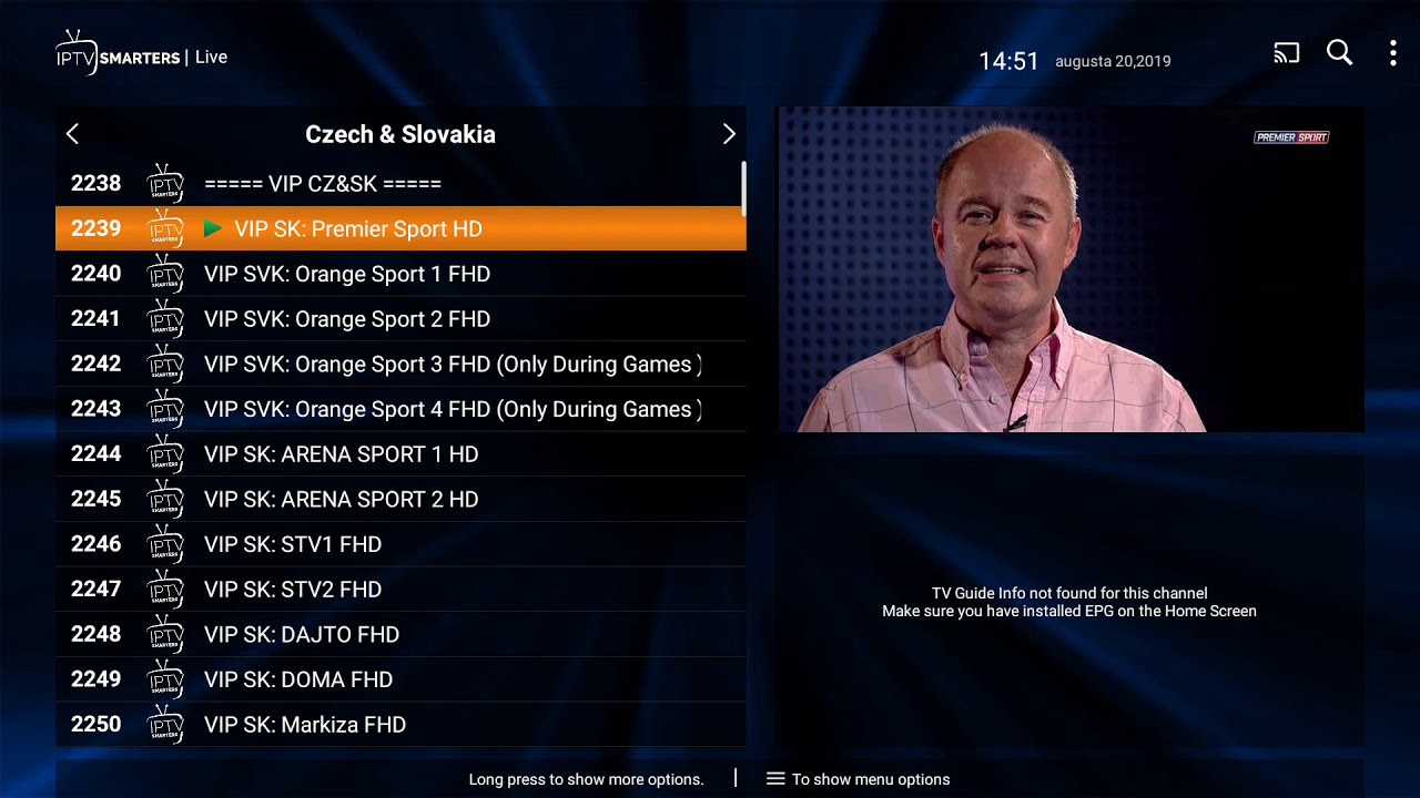 Televízia z  Číny iptv