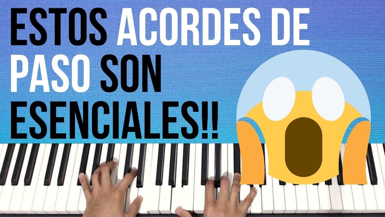 3 ACORDES DE PASO Que Debes APRENDER | Piano Tutorial