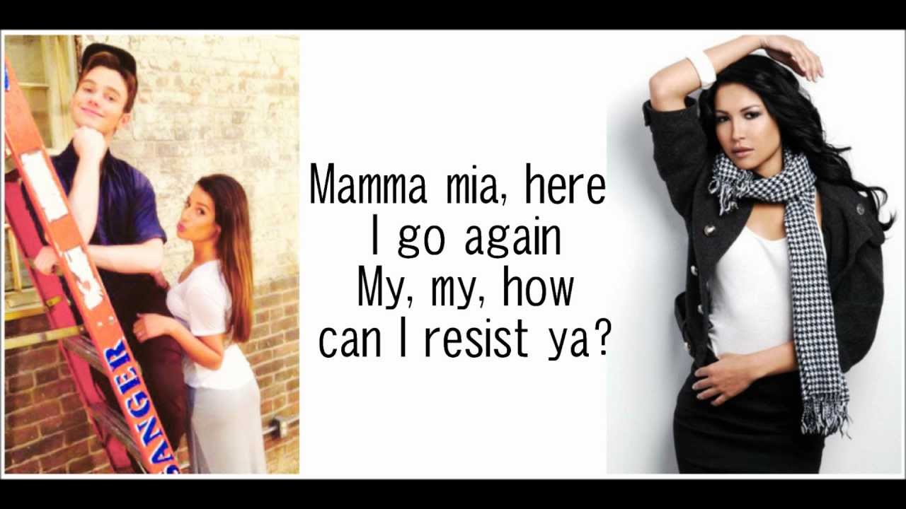 Mamma Mia - Glee [Lyrics]