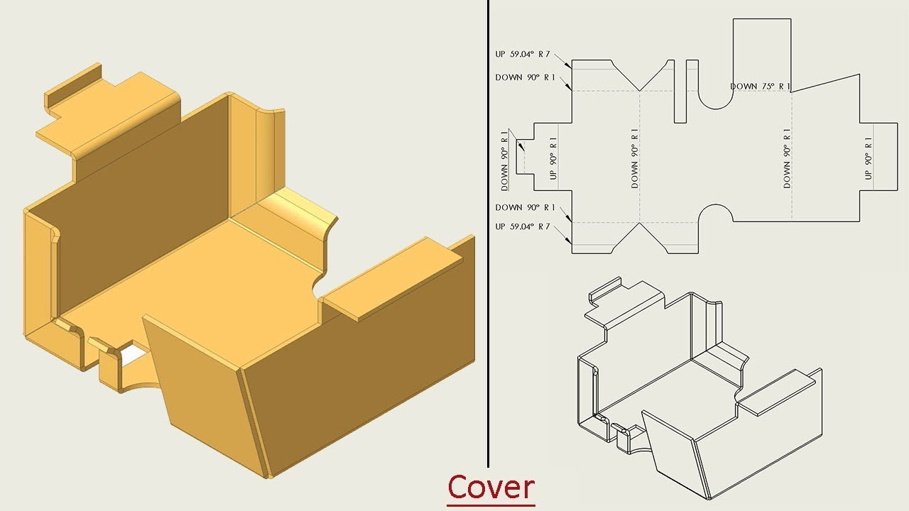 🔖 Autodesk Inventor Basic Tutorial || Sheet Metal