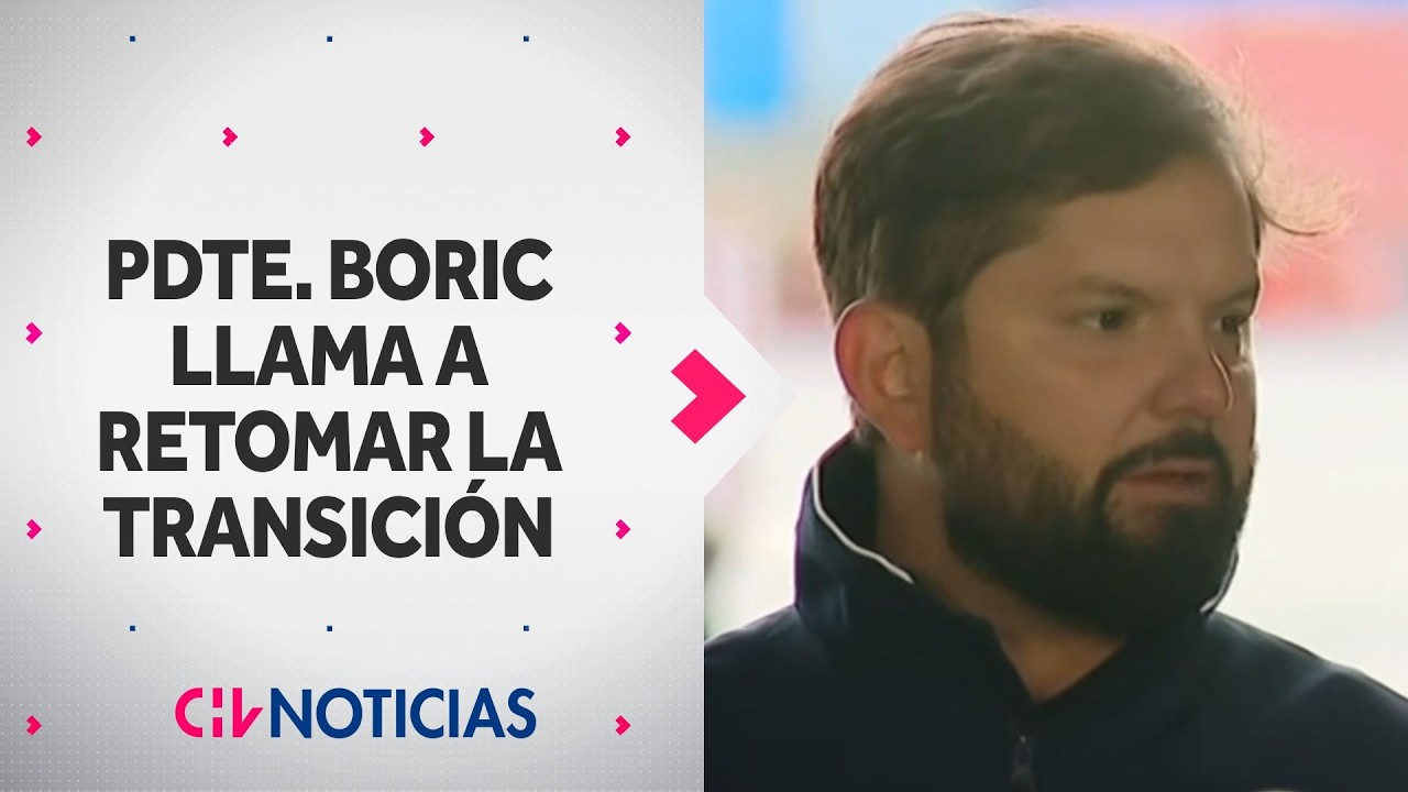 Pdte. Boric llama dejar las 