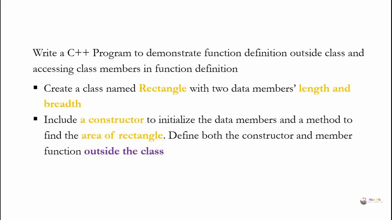 C++ Program - scope resolution operator in C++