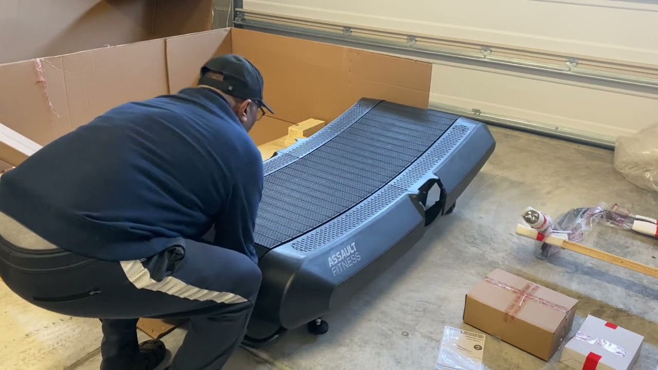 DIY Assault Runner Pro treadmill unboxing and assembly