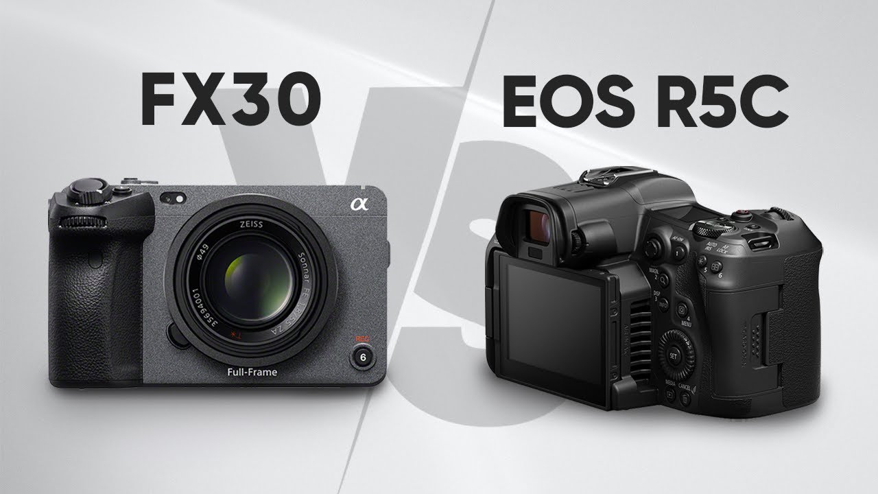 Sony FX30 vs Canon EOS R5C