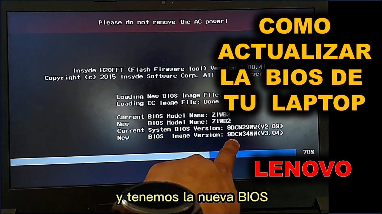 COMO ACTUALIZAR LA BIOS DE TU LAPTOP LENOVO B50-70