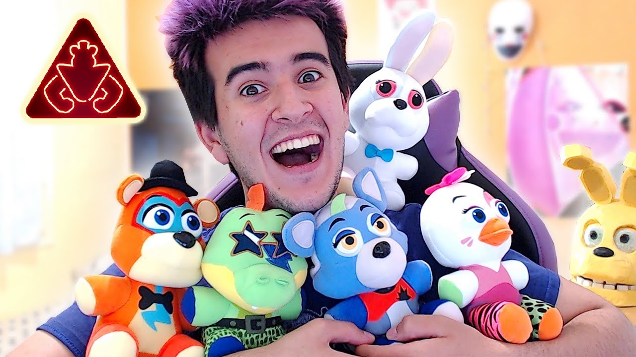 REVIEW de los PELUCHES de SECURITY BREACH | UNBOXING FNaF - GG Games